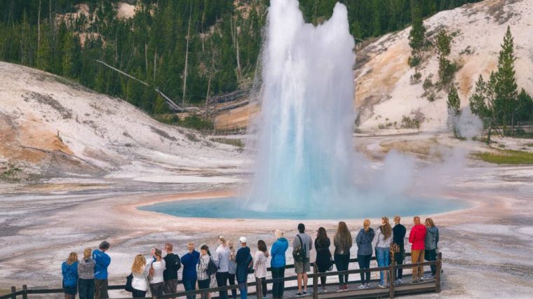 Exploring Yellowstone’s upper geyser basin: home of Old Faithful