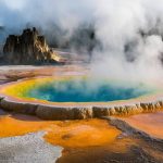 Exploring the West geyser basin along Firehole River