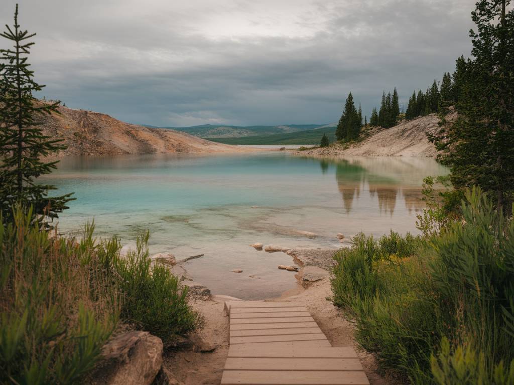 Hiking the DeLacy Creek Trail to Shoshone Lake’s geothermal shores