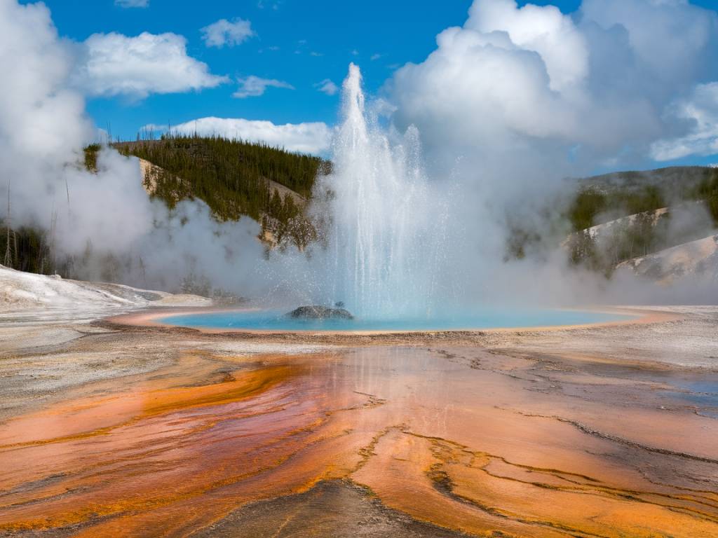 The Riverside geyser: a unique feature of Yellowstone’s upper geyser basin