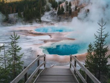 Yellowstone’s west entrance to Fountain Paint Pot: geothermal highlights