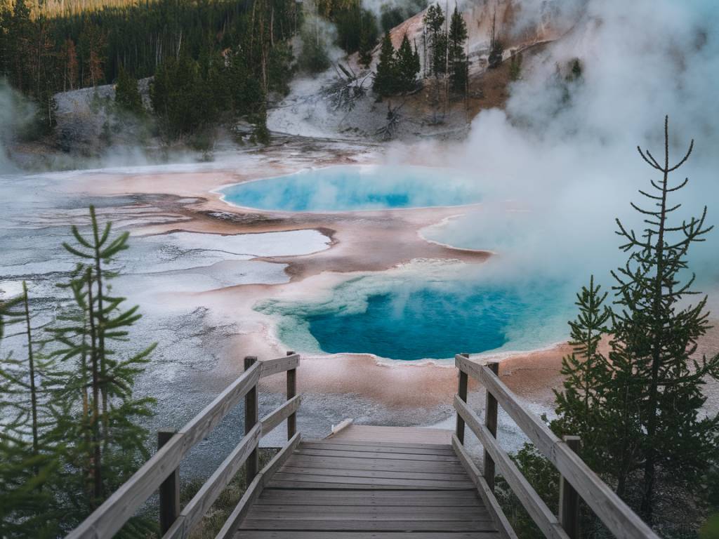 Yellowstone’s west entrance to Fountain Paint Pot: geothermal highlights